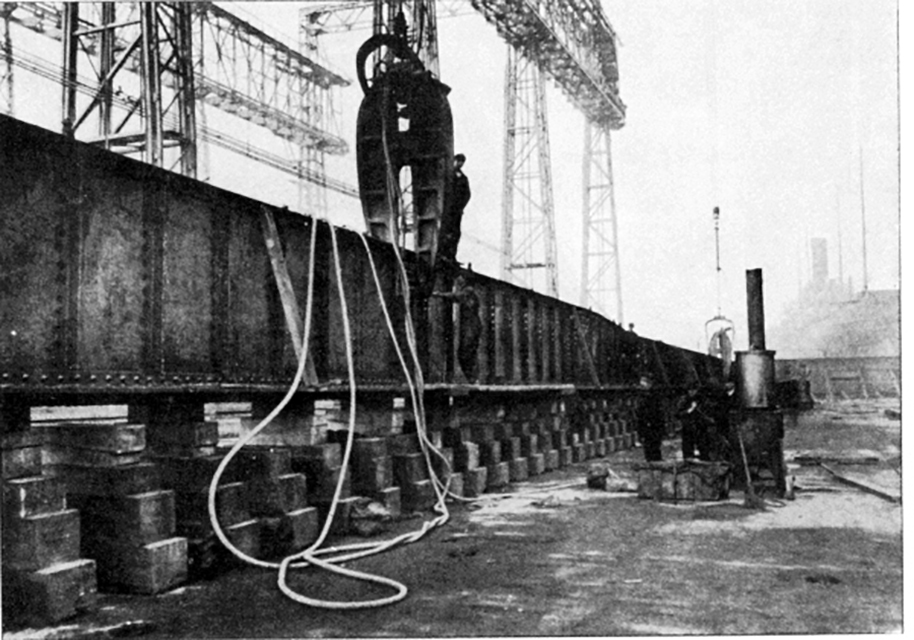 Laying of the Titanic Keel