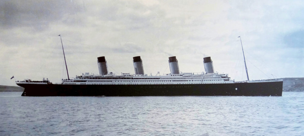 Titanic at Cobh Harbour