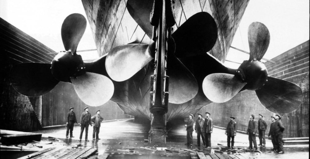 Titanic Propellers after installation