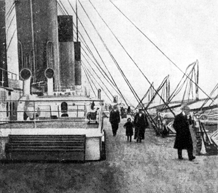 Passengers aboard Titanic